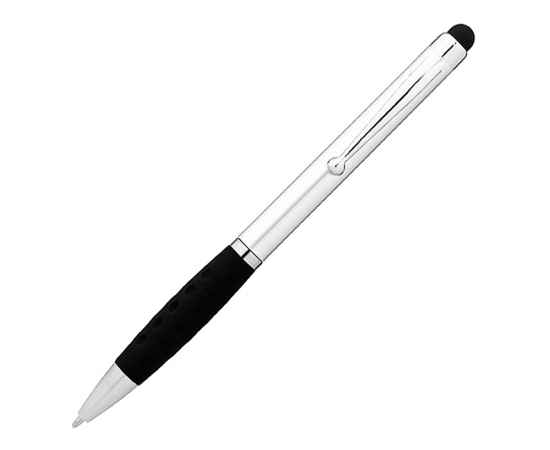 10654101 Ручка-стилус шариковая Ziggy, черные чернила, Цвет: черный,серебристый, Размер: черные чернила