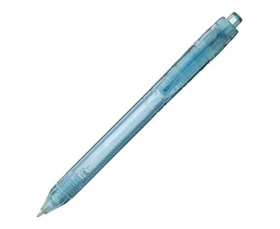 Ручка пластиковая шариковая Vancouver, 10657801, Цвет: синий прозрачный
