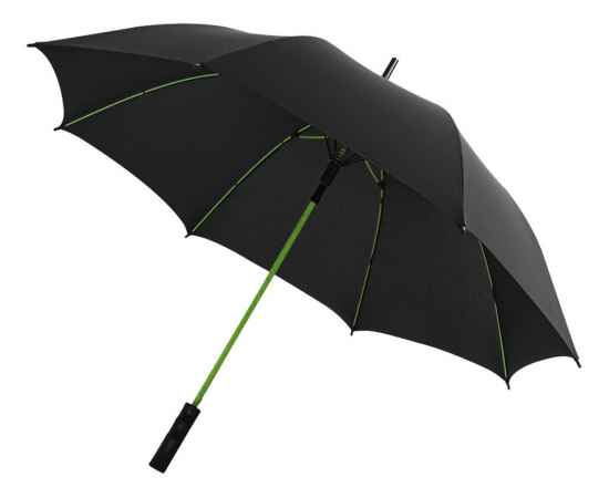 Зонт-трость Spark, 10908702, Цвет: черный,лайм