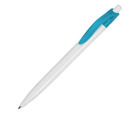 Ручка пластиковая шариковая Какаду, 15135.23, Цвет: белый,бирюзовый