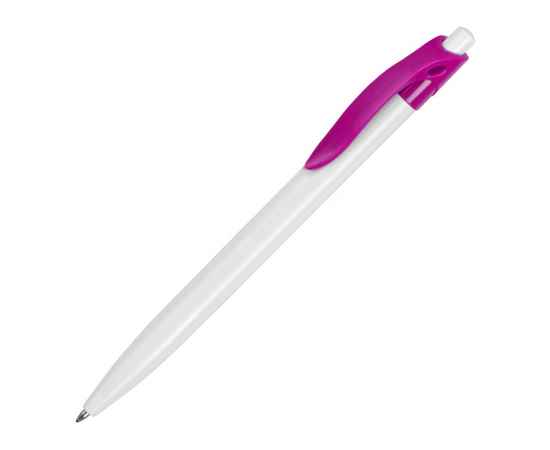 Ручка пластиковая шариковая Какаду, 15135.16, Цвет: белый,фуксия