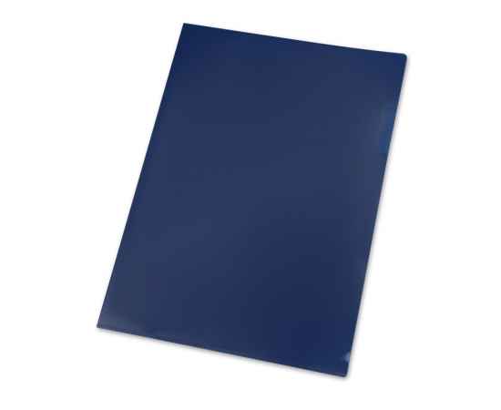 Папка- уголок А4, матовая, 19103, Цвет: синий матовый