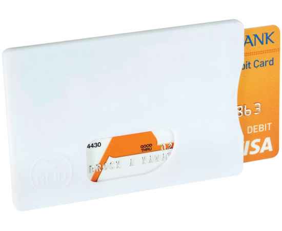 Защитный RFID чехол для кредитной карты, 13422601, Цвет: белый
