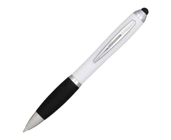 10690305 Ручка-стилус шариковая Nash, Цвет: черный,белый, Размер: синие чернила