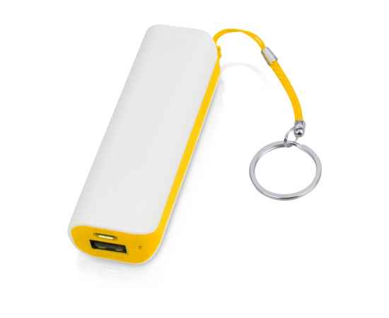Портативное зарядное устройство Basis, 2000 mAh, 592404, Цвет: белый,желтый