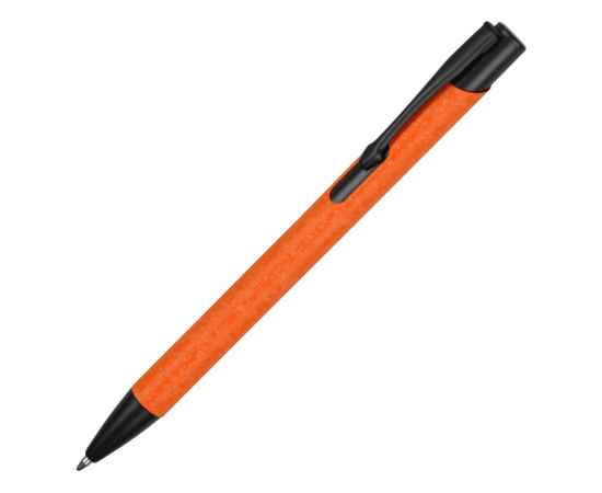 Ручка металлическая шариковая Crepa, 304908, Цвет: черный,оранжевый