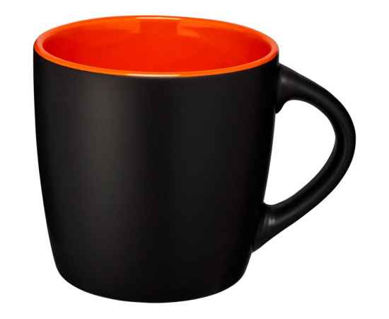 Керамическая чашка Riviera, 10047603, Цвет: черный,оранжевый, Объем: 330