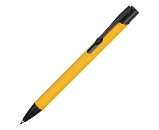 Ручка металлическая шариковая Crepa, 304904, Цвет: черный,желтый
