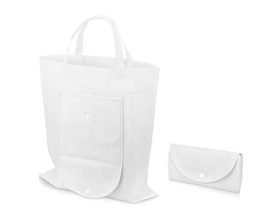 Складная сумка Maple, 80 г/м2, 12026805, Цвет: белый