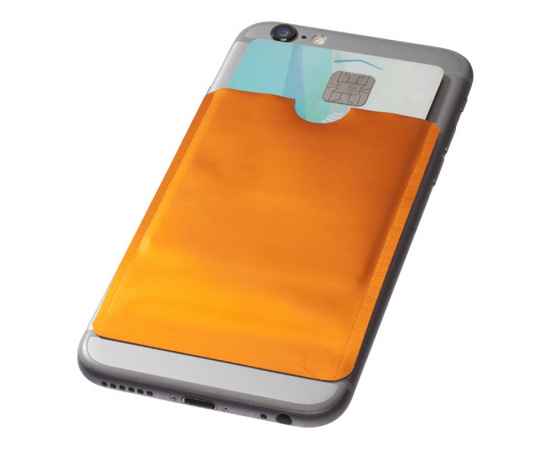 13424605 Бумажник для карт с RFID-чипом для смартфона, Цвет: оранжевый