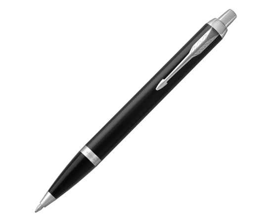 Ручка шариковая Parker IM Core Black CT, 1931665, Цвет: черный,серебристый