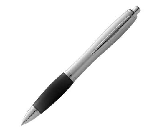Ручка пластиковая шариковая Nash, черные чернила, 10635509, Цвет: черный,серебристый, Размер: черные чернила