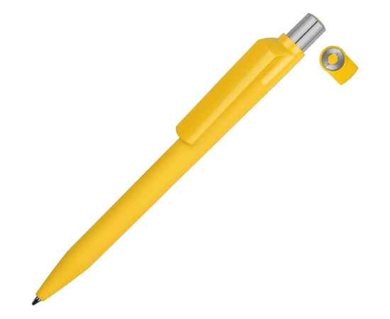 Ручка пластиковая шариковая On Top SI Gum soft-touch, 187923.04, Цвет: желтый