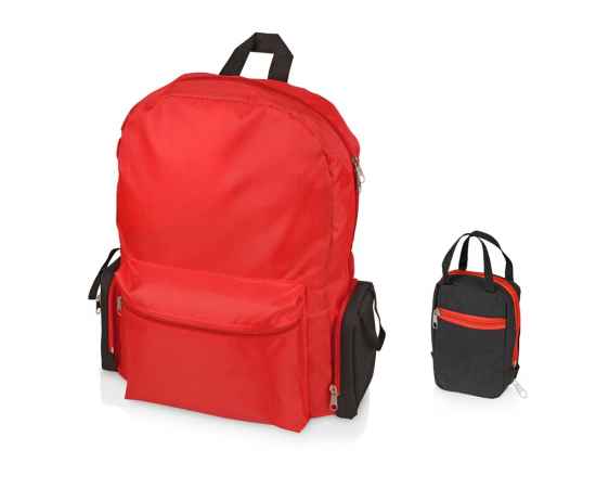 Рюкзак Fold-it складной, 934441, Цвет: красный