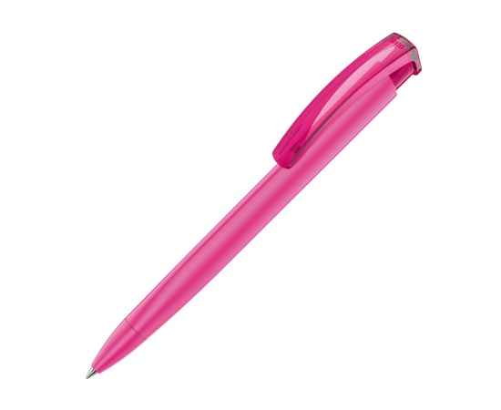 Ручка пластиковая шариковая трехгранная Trinity K transparent Gum soft-touch, 187926.16, Цвет: розовый