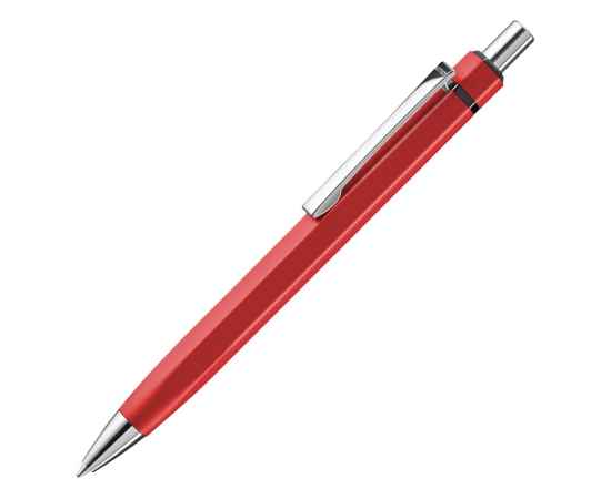 Ручка металлическая шариковая шестигранная Six, 187920.01, Цвет: красный