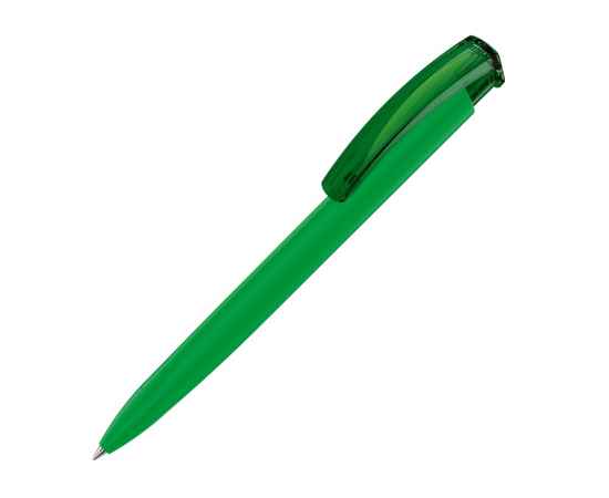 Ручка пластиковая шариковая трехгранная Trinity K transparent Gum soft-touch, 187926.23, Цвет: темно-зеленый