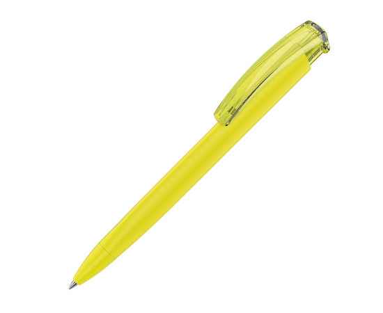 Ручка пластиковая шариковая трехгранная Trinity K transparent Gum soft-touch, 187926.04, Цвет: желтый