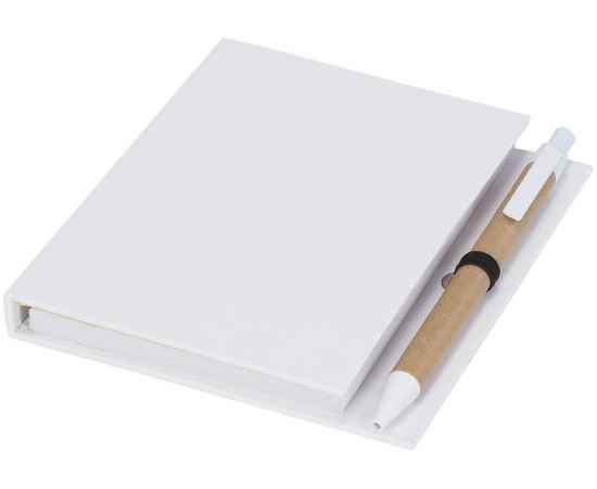 Комбинированный блокнот с шариковой ручкой, 21022600, Цвет: белый