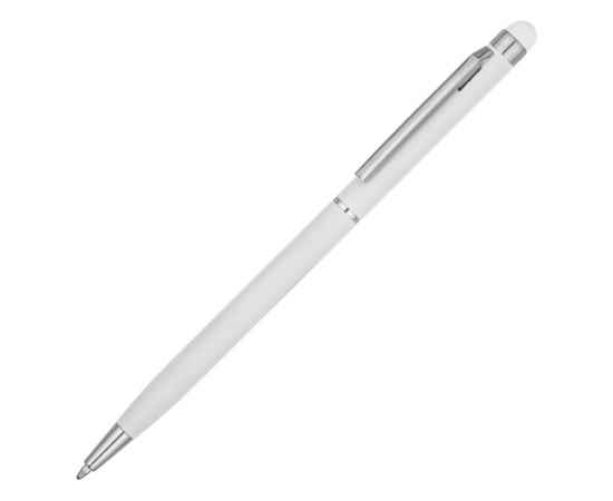 Ручка-стилус металлическая шариковая Jucy Soft soft-touch, 18570.06, Цвет: белый