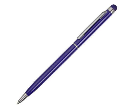 Ручка-стилус металлическая шариковая Jucy, 11571.22, Цвет: темно-синий