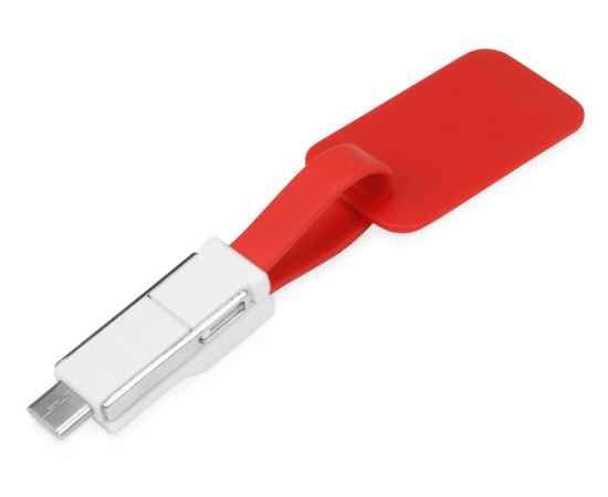 590911 Зарядный кабель Charge-it 3 в 1, Цвет: красный