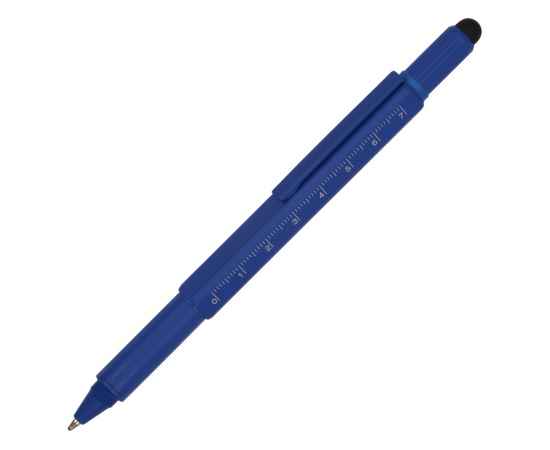Ручка-стилус металлическая шариковая Tool с уровнем и отверткой, 71310.02, Цвет: синий
