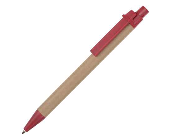 Ручка картонная шариковая Эко 3.0, 12380.01, Цвет: красный,светло-коричневый