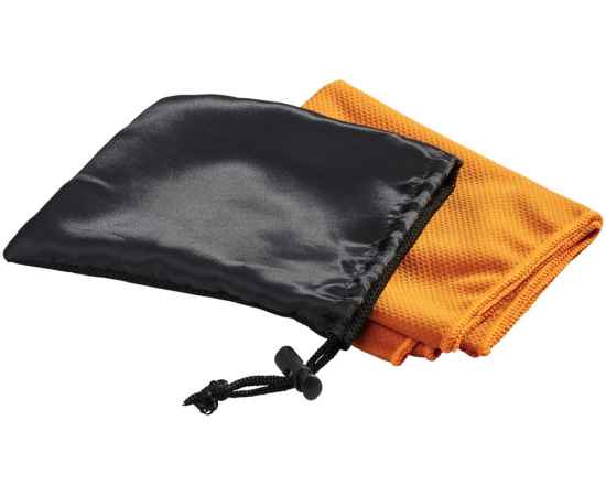 Охлаждающее полотенце Peter в сетчатом мешочке, 12617108, Цвет: оранжевый