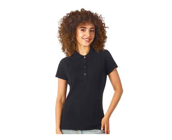 Рубашка поло First 2.0 женская, S, 31094N99S, Цвет: черный, Размер: S