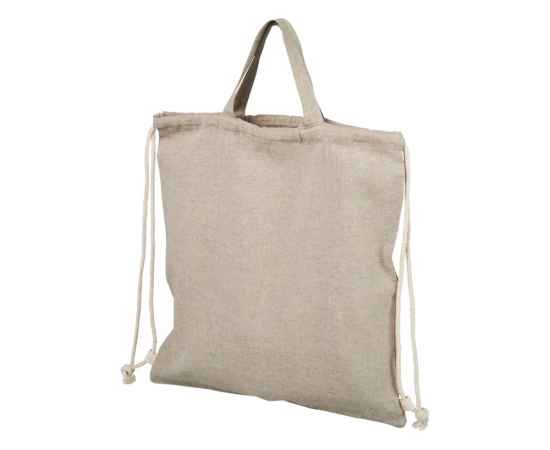 Сумка-рюкзак Pheebs из переработанного хлопка, 150 г/м², 12045900, Цвет: натуральный