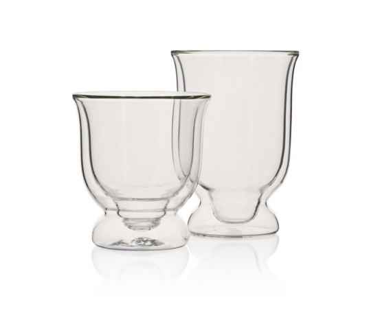 Набор стаканов из двойного стекла THERMOS, 200мл, 200 мл, 1723420, Объем: 2 х 200, Размер: 200 мл