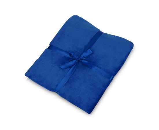 Плед флисовый Natty из переработанного пластика, 835842, Цвет: синий
