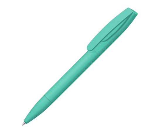 Ручка шариковая пластиковая Coral Gum , soft-touch, 187976.23, Цвет: бирюзовый