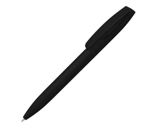 Ручка шариковая пластиковая Coral Gum , soft-touch, 187976.07, Цвет: черный