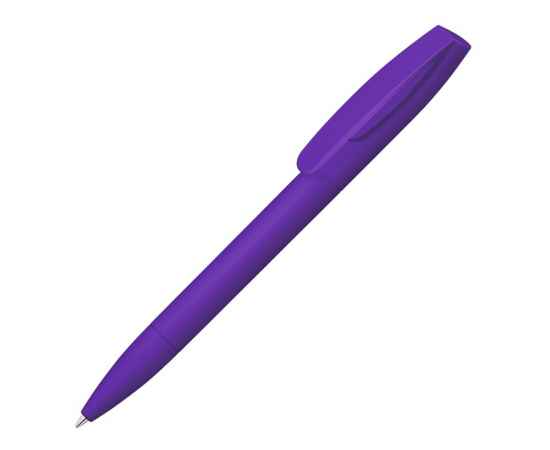Ручка шариковая пластиковая Coral Gum , soft-touch, 187976.14, Цвет: фиолетовый