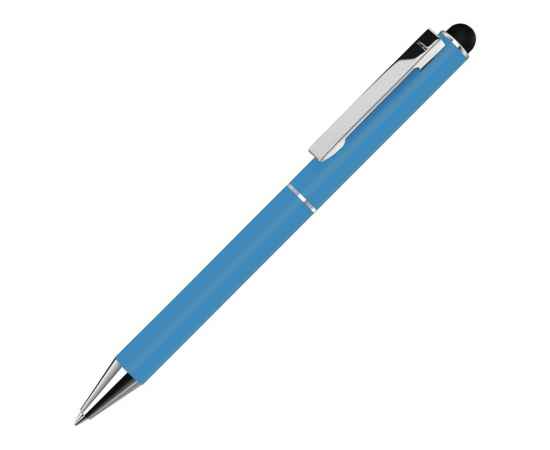Ручка шариковая металлическая Straight SI Touch, 187987.12, Цвет: голубой