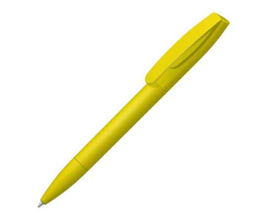 Ручка шариковая пластиковая Coral Gum , soft-touch, 187976.04, Цвет: желтый