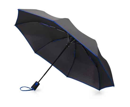 Зонт складной Motley с цветными спицами, 906202, Цвет: синий