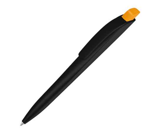 Ручка шариковая пластиковая Stream, 187903.28, Цвет: черный,оранжевый