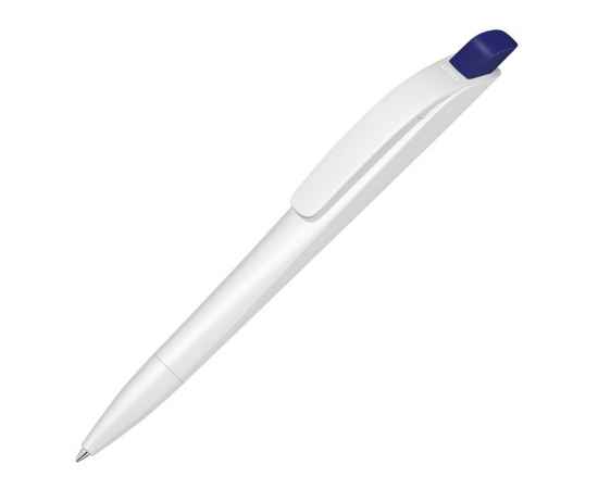 Ручка шариковая пластиковая Stream, 187902.22, Цвет: белый,темно-синий