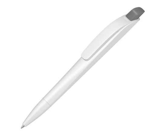 Ручка шариковая пластиковая Stream, 187902.17, Цвет: серый,белый