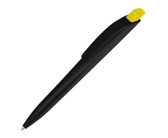 Ручка шариковая пластиковая Stream, 187903.04, Цвет: черный,желтый