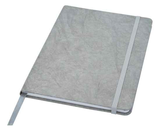 Блокнот A5 Breccia с листами из каменной бумаги, 10774182, Цвет: серый