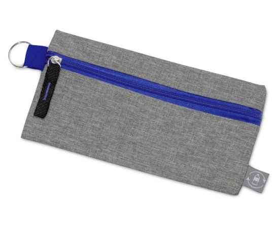 Пенал Holder из переработанного полиэстера RPET, 788702, Цвет: серый,синий