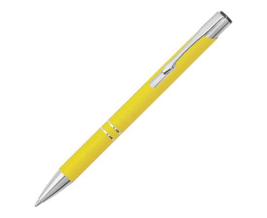 Ручка металлическая шариковая Legend Gum soft-touch, 11578.04, Цвет: желтый