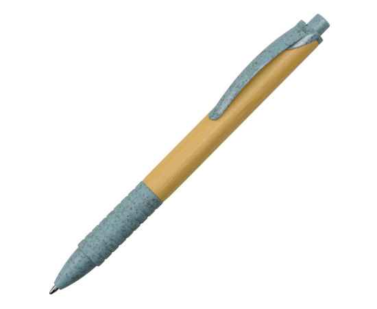 Ручка из бамбука и переработанной пшеницы шариковая Nara, 11572.02, Цвет: синий,дерево