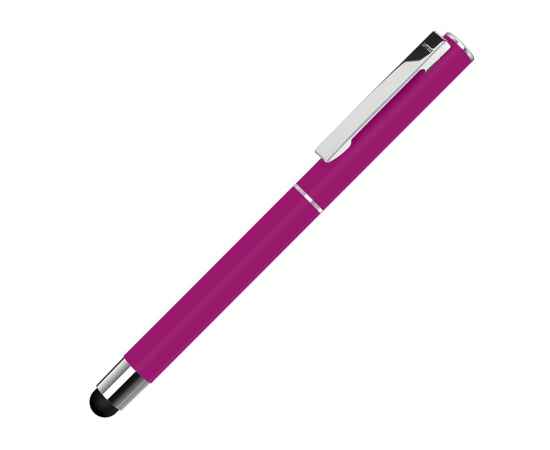 Ручка металлическая стилус-роллер STRAIGHT SI R TOUCH, 188018.11, Цвет: розовый