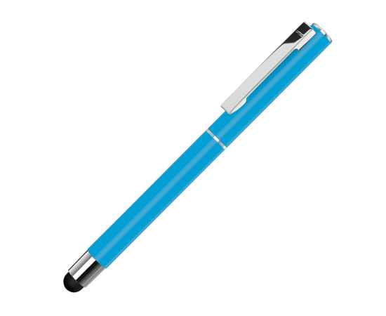 Ручка металлическая стилус-роллер STRAIGHT SI R TOUCH, 188018.12, Цвет: голубой