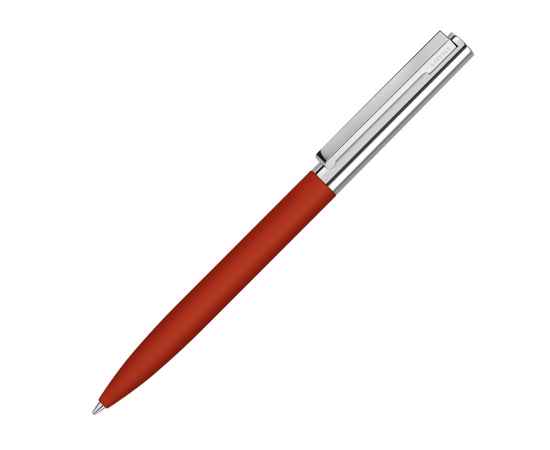 Ручка металлическая шариковая Bright GUM soft-touch с зеркальной гравировкой, 188020.01, Цвет: красный
